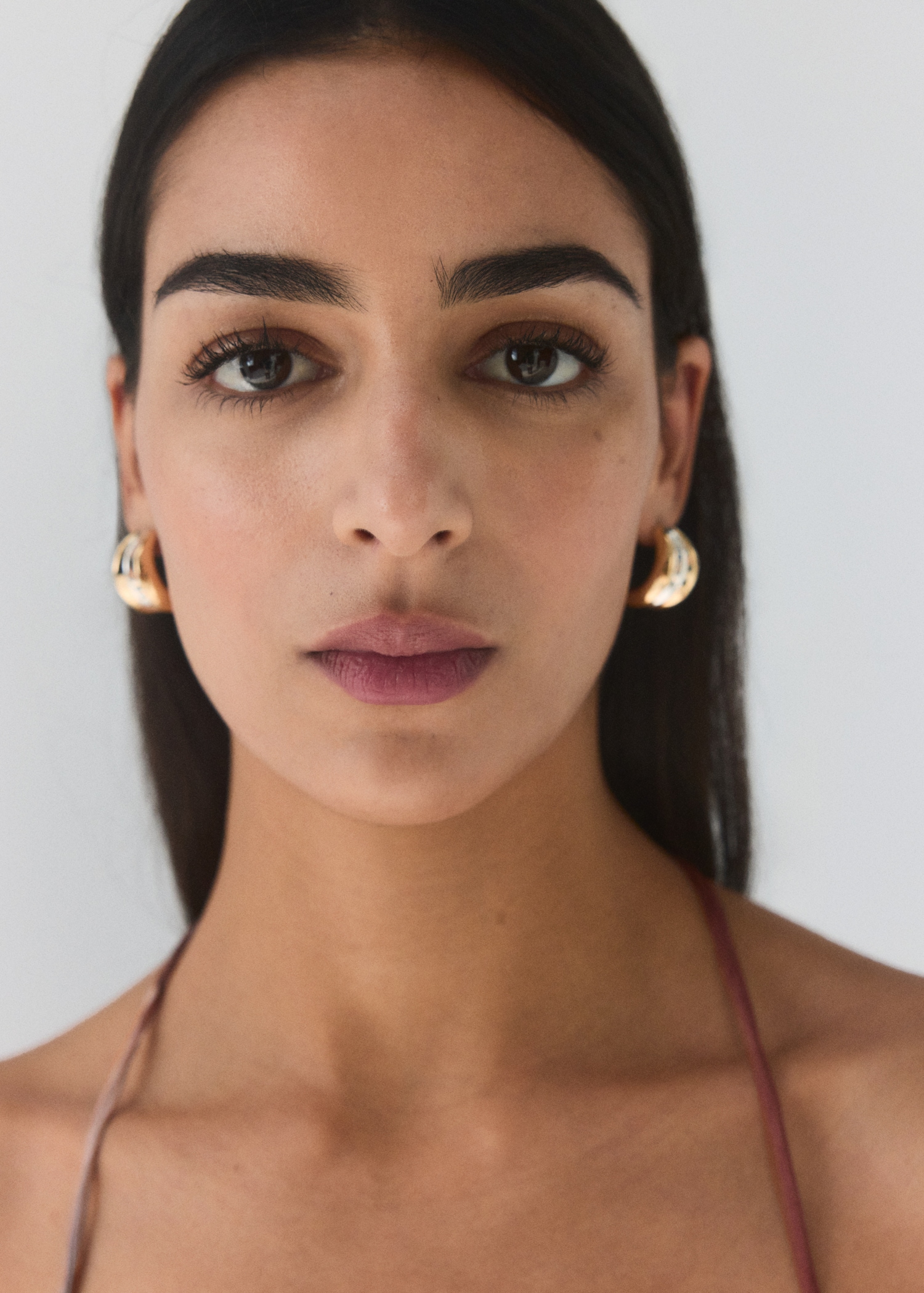 Strapless floral dress - Medium plane