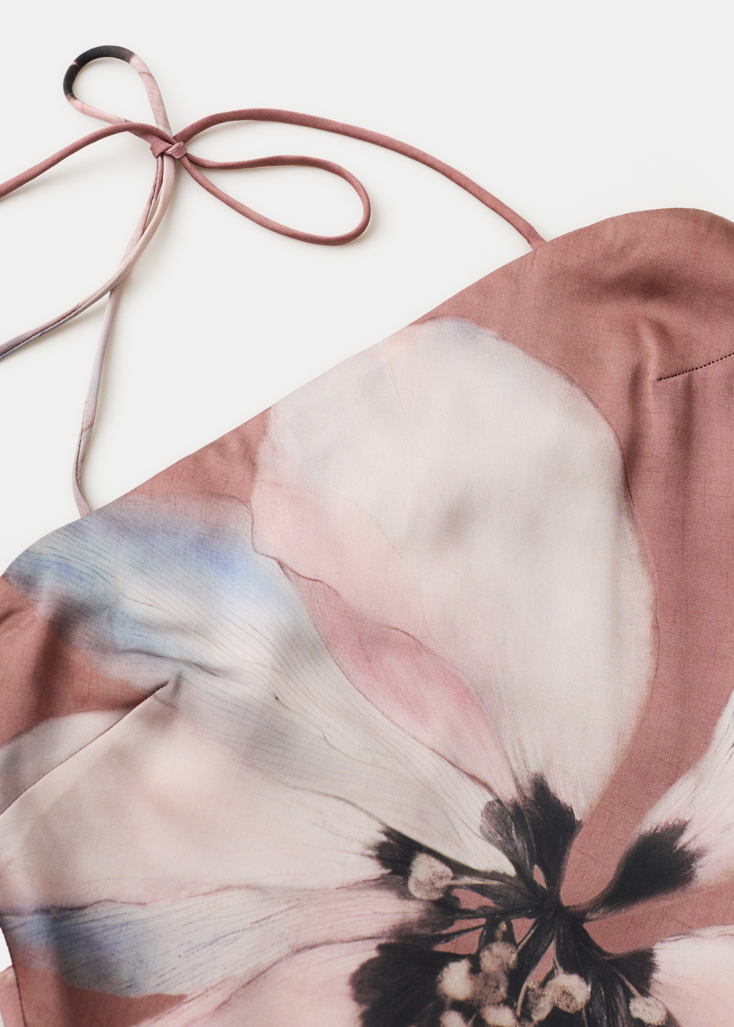 Strapless floral dress - Details of the article 8